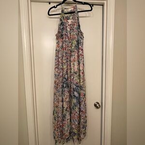 Meadow Rue (Anthropology) Multicolor Floral Button-Down Dress